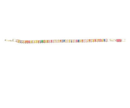 Crystal Bracelet With Extension CZ CB213 (4PC)