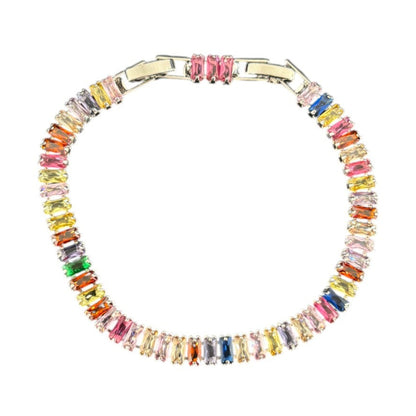 Crystal Bracelet With Extension CZ CB213 (4PC)