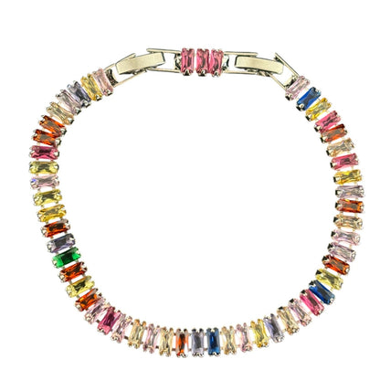 Crystal Bracelet With Extension CZ CB213 (4PC)