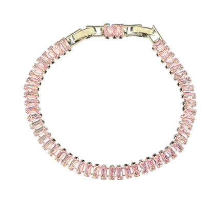 Crystal Bracelet With Extension CZ CB213 (4PC)