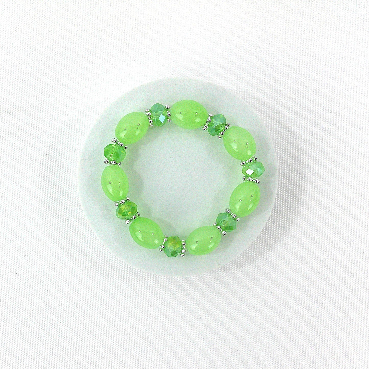 Natural Stone Bracelet CBR3719-2 (12PC)