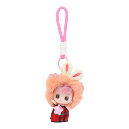 Bunny Ear Fairy Star Strap Keychain KC1205-40-C (12PC)
