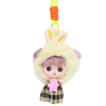 Bunny Ear Fairy Star Strap Keychain KC1205-40-C (12PC)