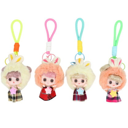 Bunny Ear Fairy Star Strap Keychain KC1205-40-C (12PC)