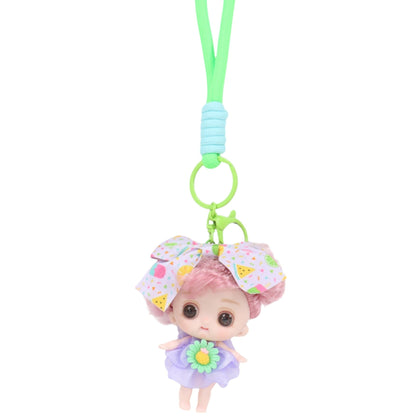 Flower Fairy Ribbon Strap Keychain KC1205-46-C (12PC)
