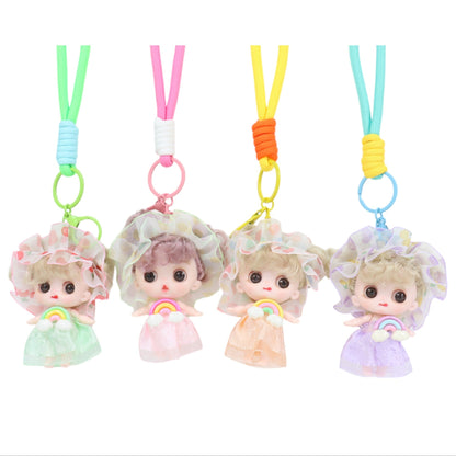 Rainbow Fairy Strap Keychain KC1205-43-C (12PC)