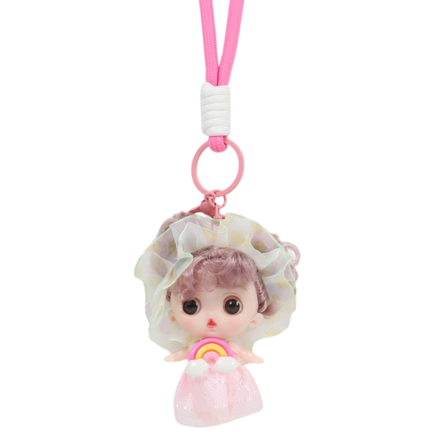 Rainbow Fairy Strap Keychain KC1205-43-C (12PC)