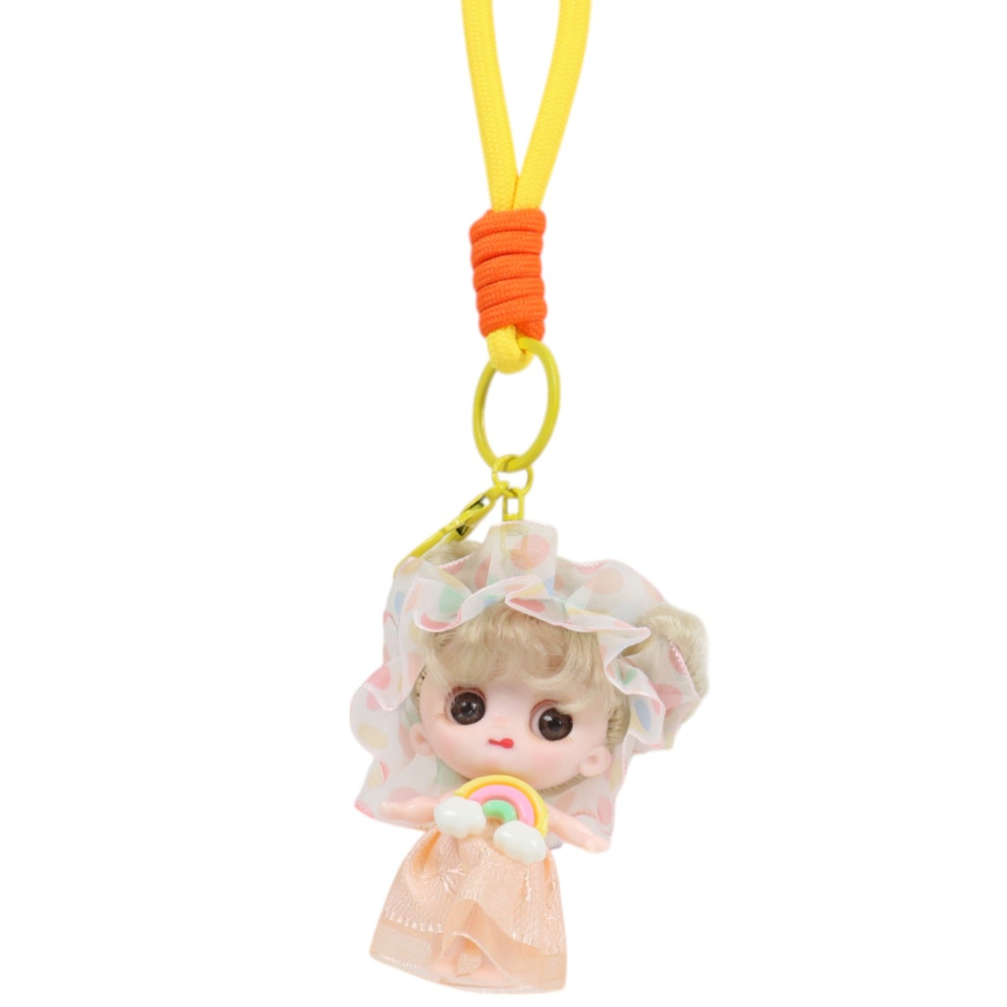 Rainbow Fairy Strap Keychain KC1205-43-C (12PC)