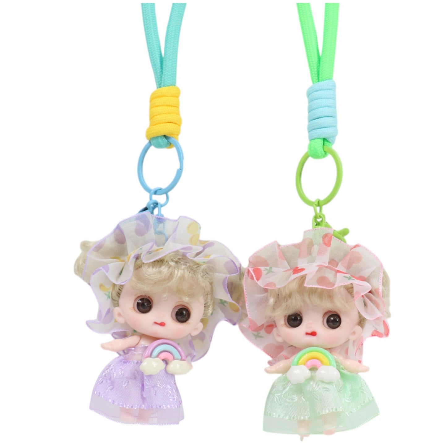 Rainbow Fairy Strap Keychain KC1205-43-C (12PC)