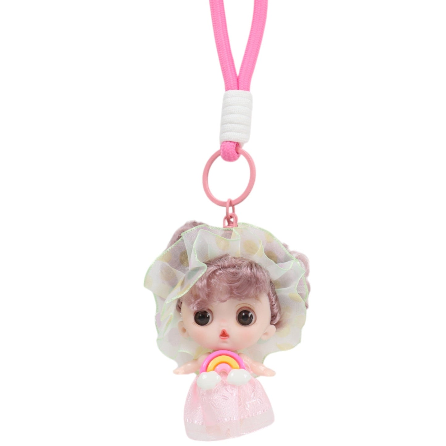 Rainbow Fairy Strap Keychain KC1205-43-C (12PC)