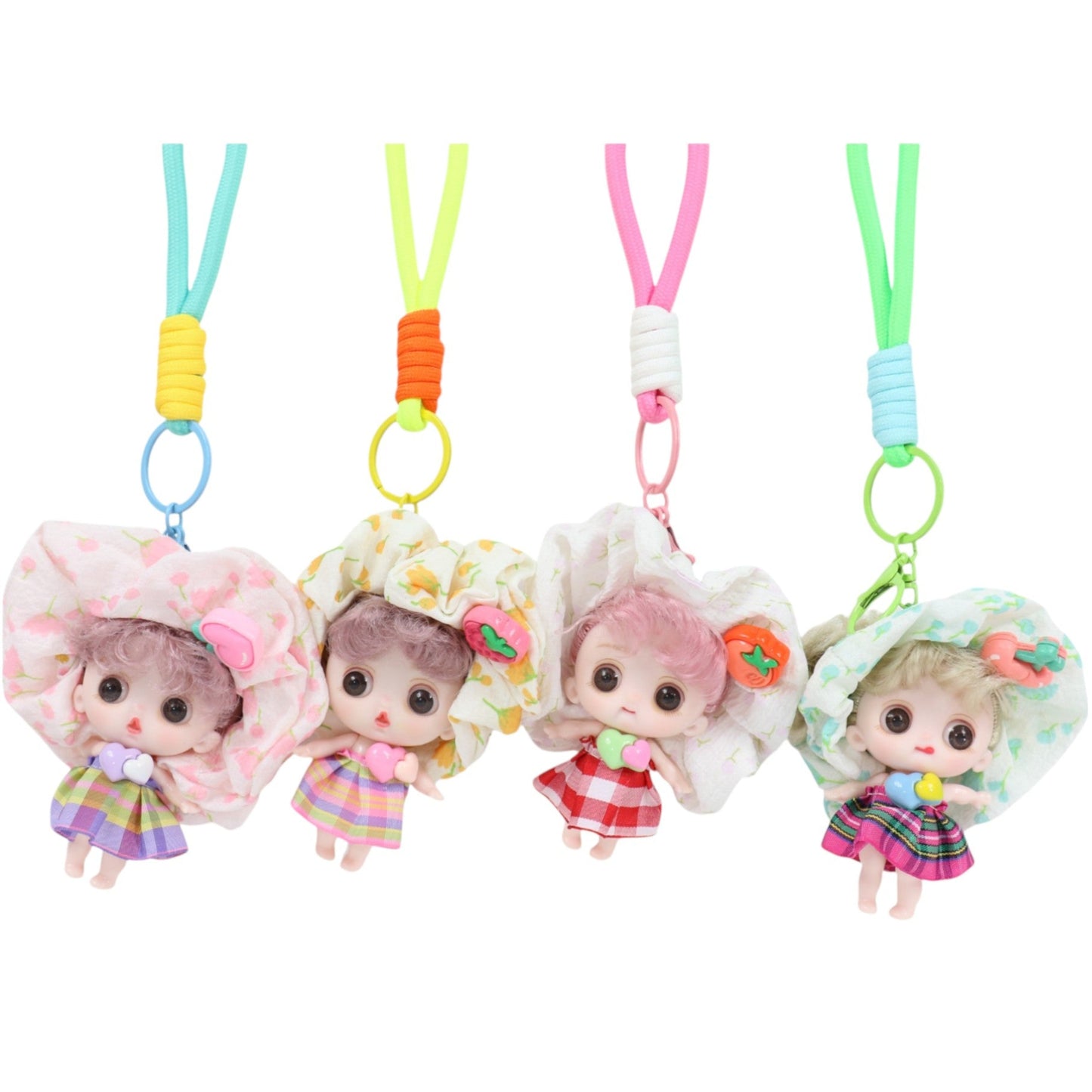 Fruit Fairy Heart Strap Keychain KC1205-42-C (12PC)