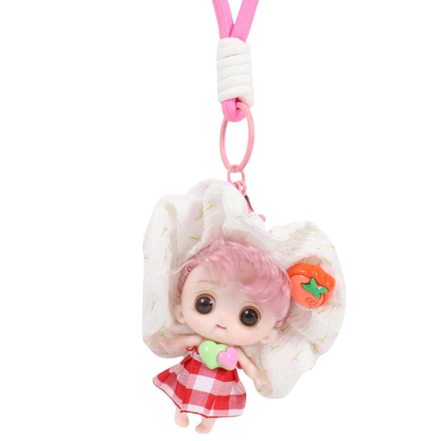Fruit Fairy Heart Strap Keychain KC1205-42-C (12PC)