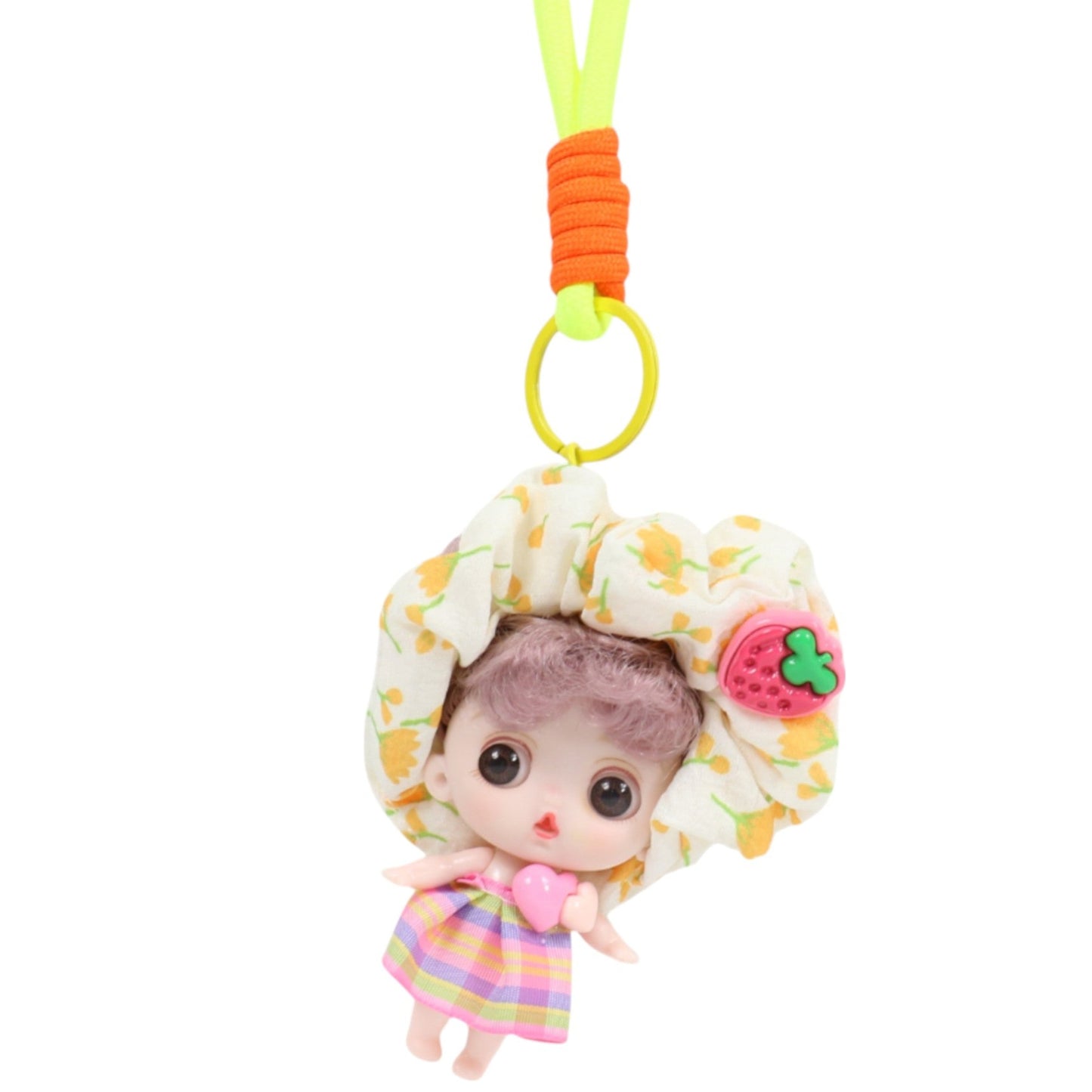 Fruit Fairy Heart Strap Keychain KC1205-42-C (12PC)
