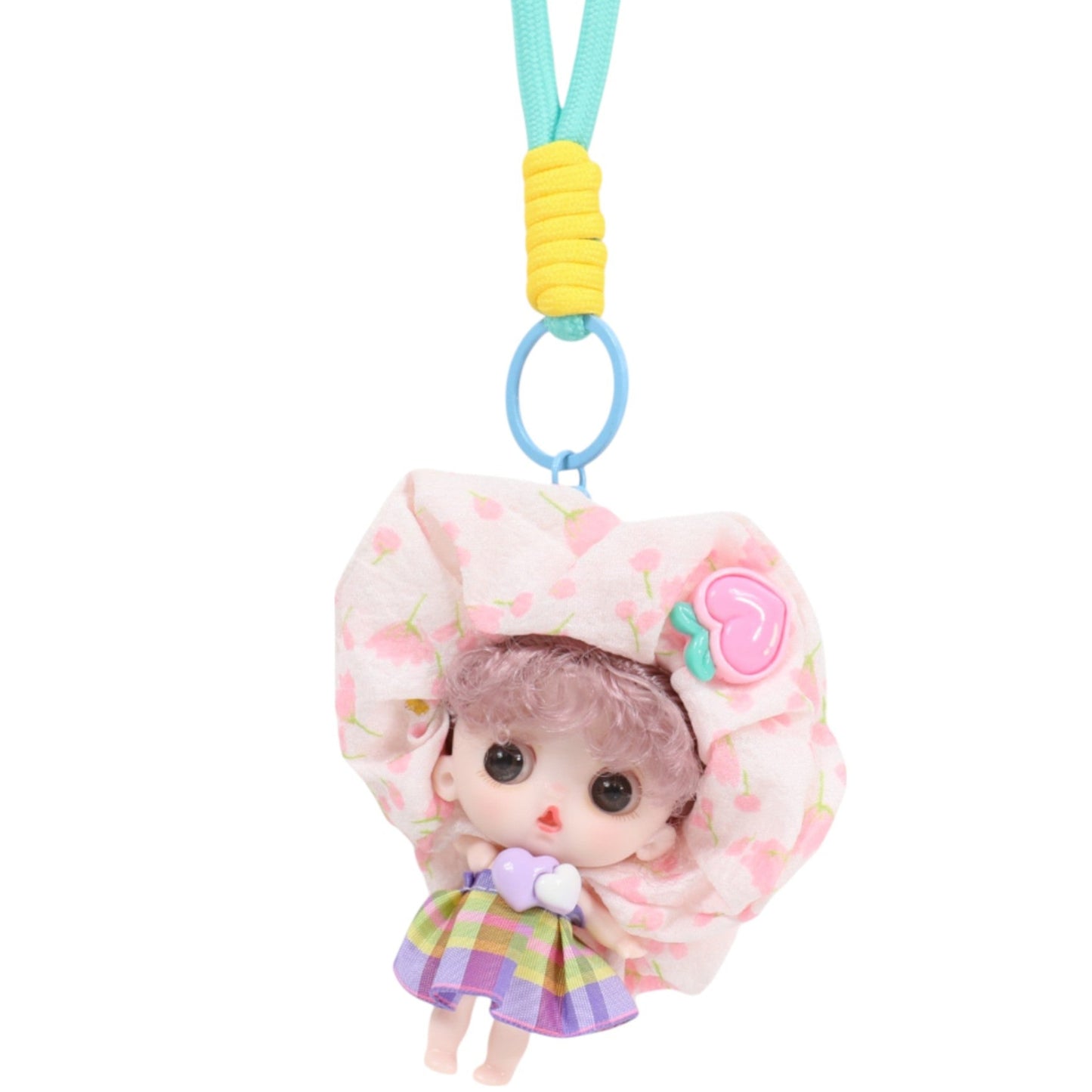 Fruit Fairy Heart Strap Keychain KC1205-42-C (12PC)