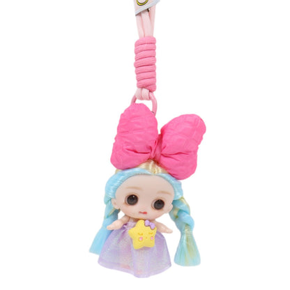 Star Fairy Ribbon Strap Keychain KC1205-47-C (12PC)