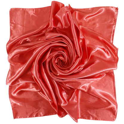 Satin Scarf Plain ST327B (12PC)