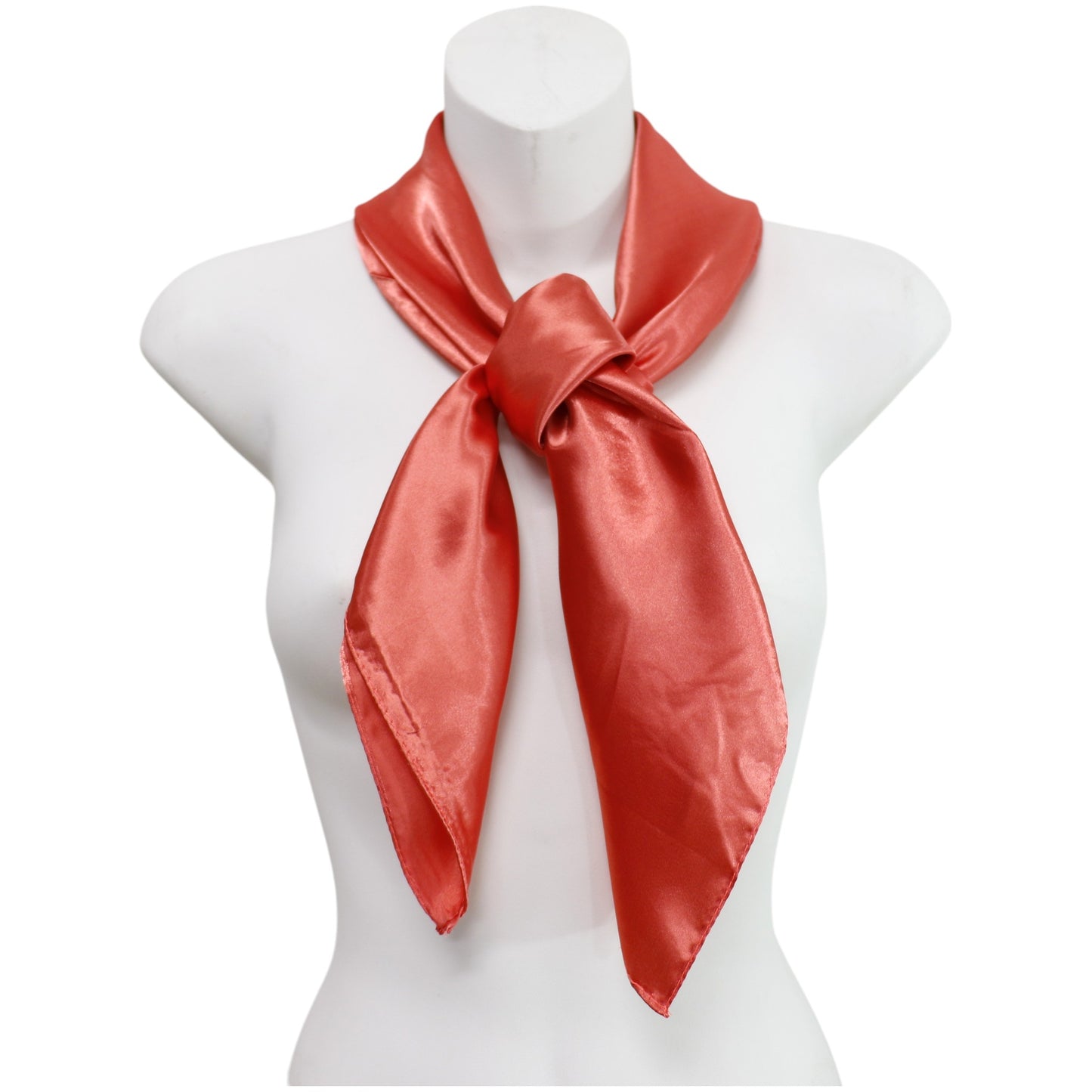 Satin Scarf Plain ST327B (12PC)