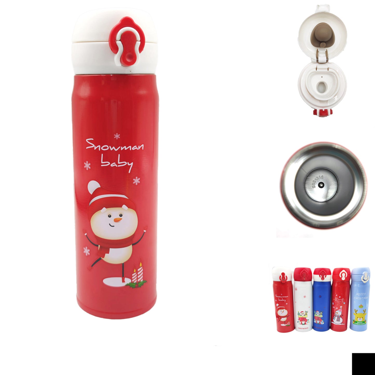 Christmas Cartoon Tumbler CP3103-15 (5PC)