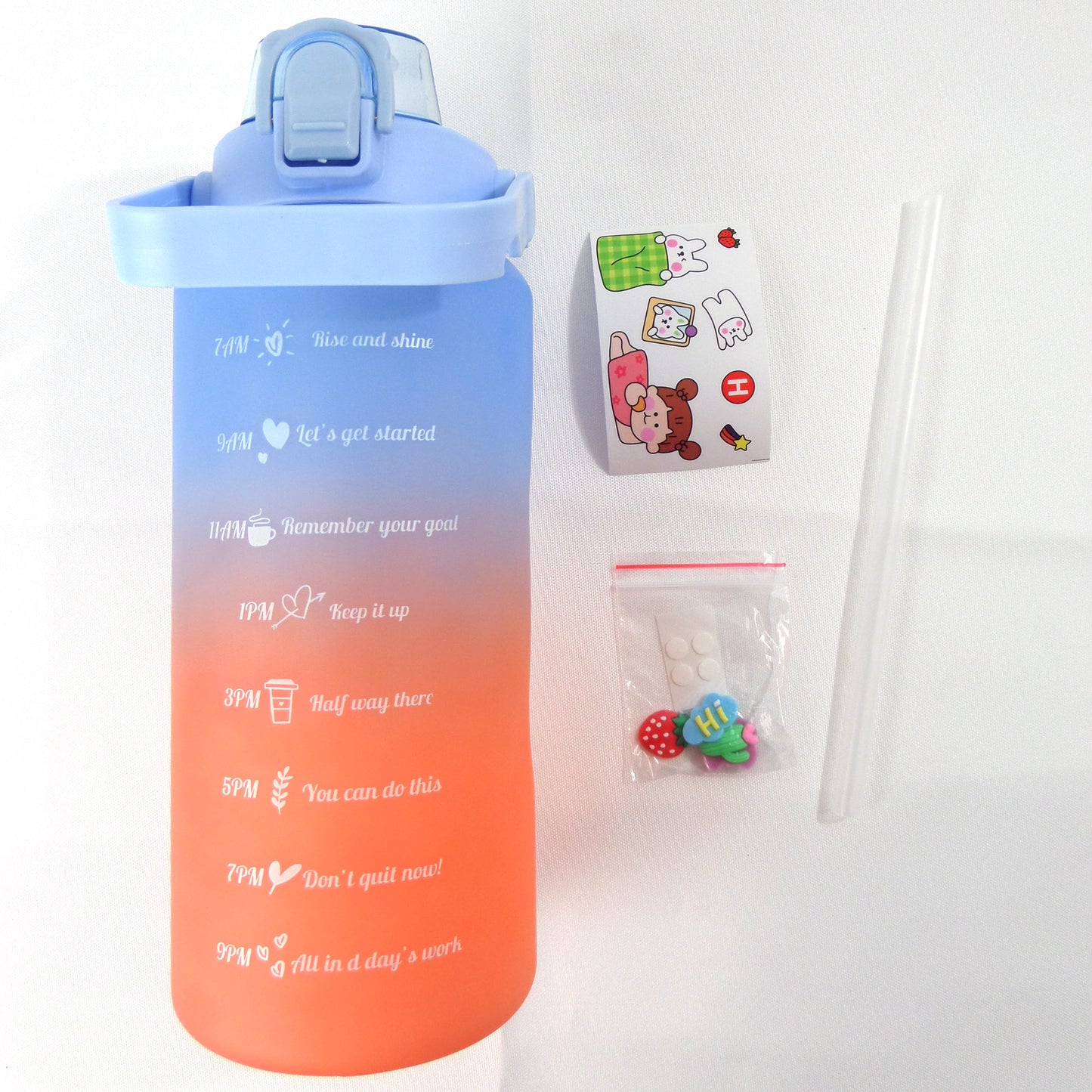 Motivational Fitness Sports Water Bottle CP3630-5.(4PC)