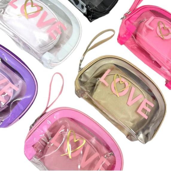 Clear Love Pouch Set MK4226-11 (12SET)