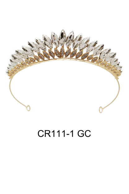 Crystal Tiara Crown CR111-1 (1pc)