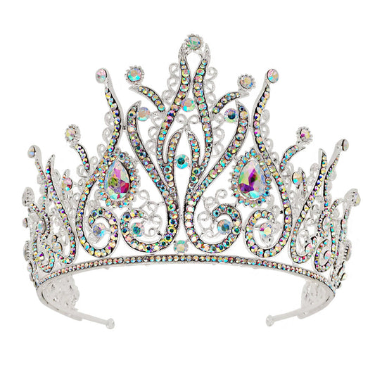 Crystal Tiara Crown CR1116-26 (1pc)