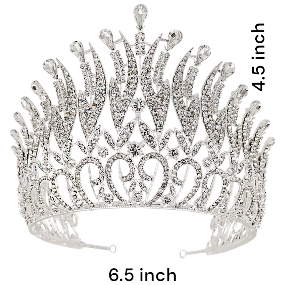 Crystal Tiara Crown CR1116-30 (1pc)