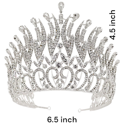 Crystal Tiara Crown CR1116-30 (1pc)