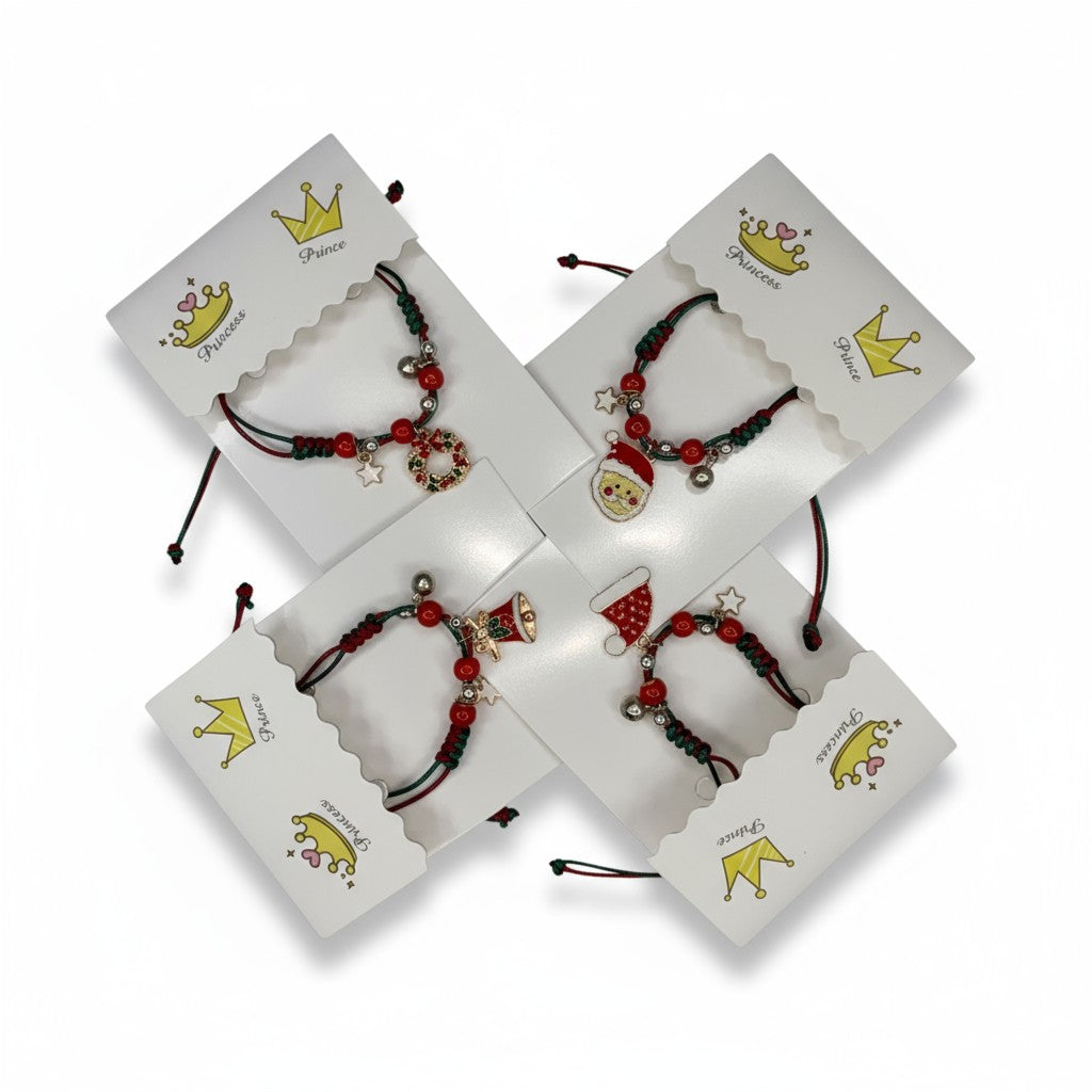 Christmas Holiday Charm Stretch Bracelet BR2913-56 (12PC)