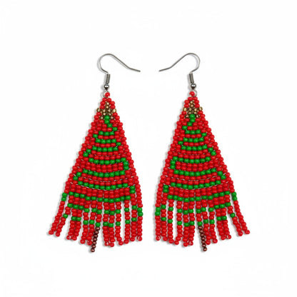 Fringe Christmas Bead Earring ER2829-26. (12PC)