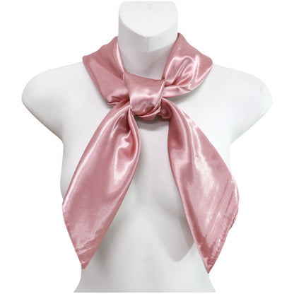 Satin Scarf Plain ST327A (12PC)