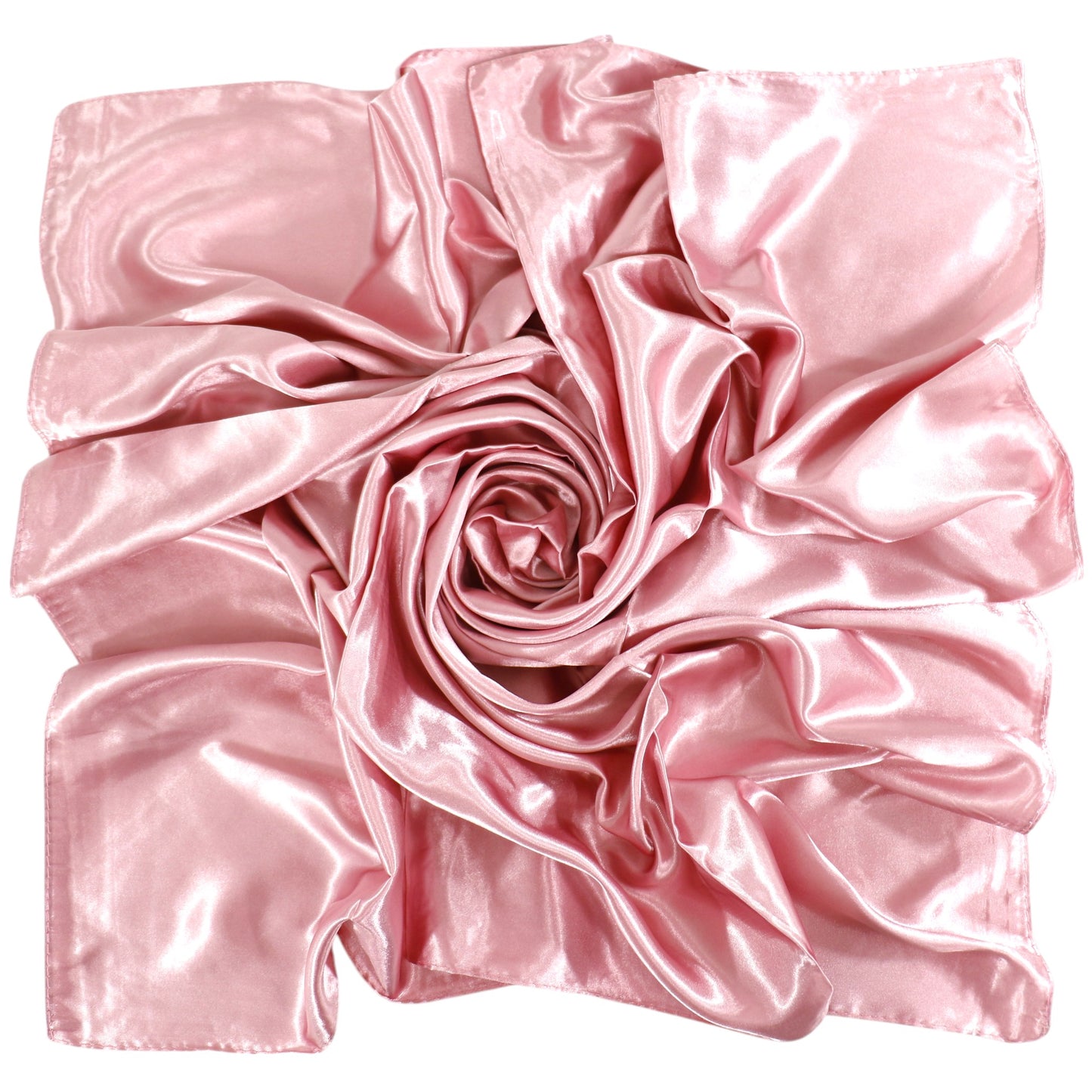 Satin Scarf Plain ST327A (12PC)