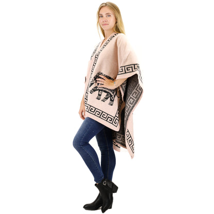 Elephant Pattern Shawl P3809 (6PC)