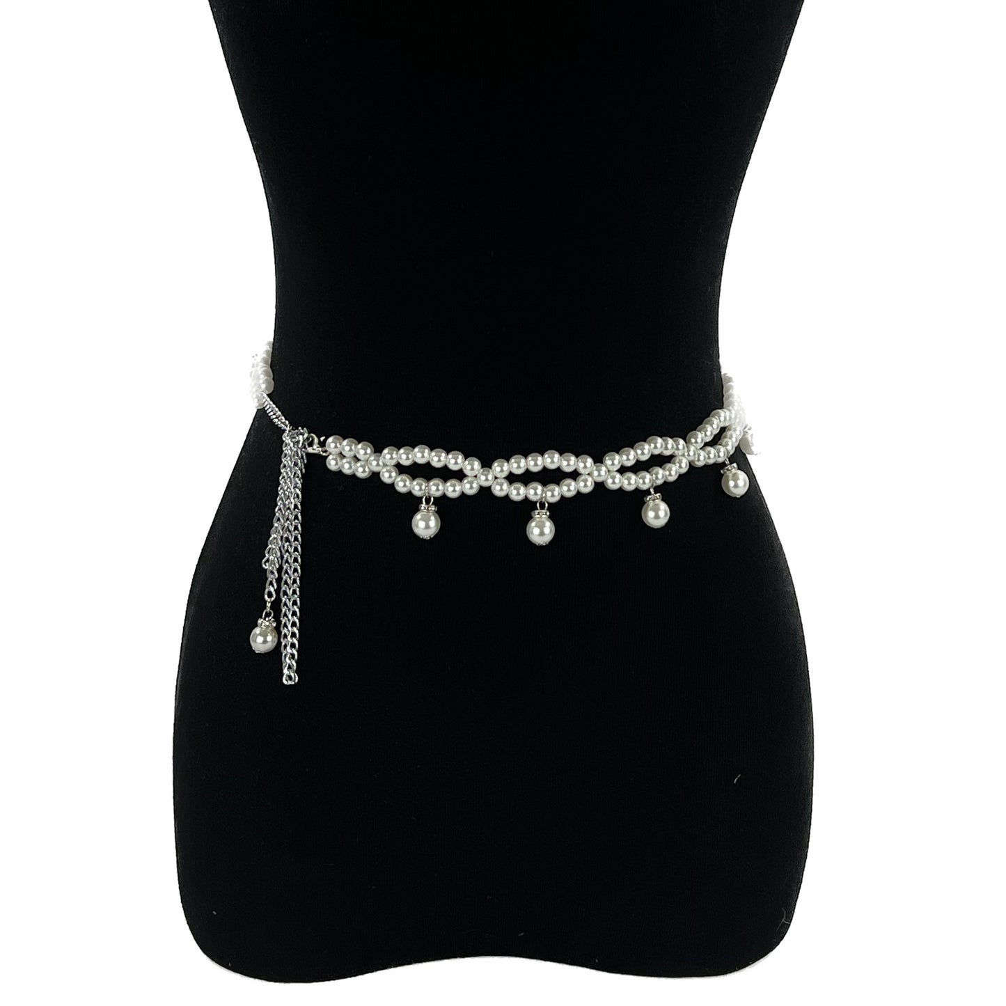Pearl Infinity Pattern Chain Belt BT0506-18 (4PC)