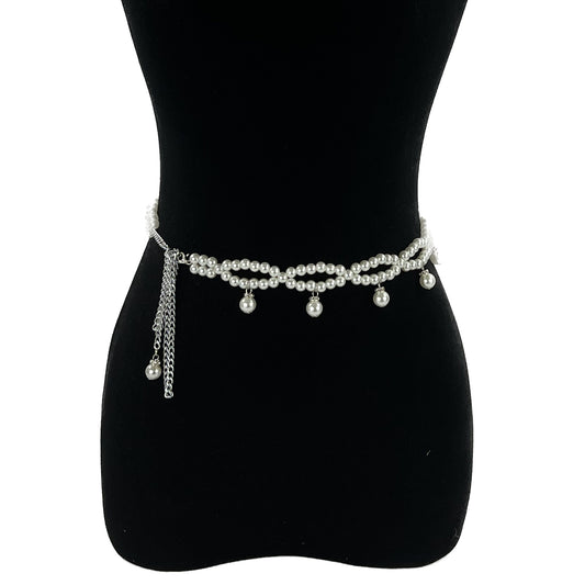 Pearl Infinity Pattern Chain Belt BT0506-18 (4PC)
