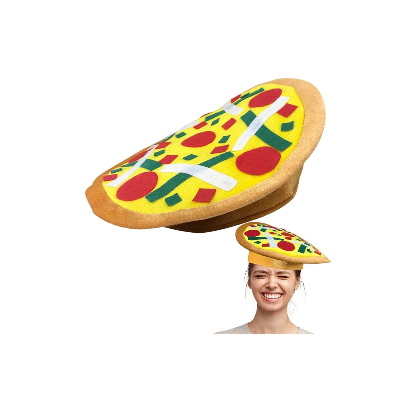 Funny Pizza Costume Party Hat SS3318-24. (4PC)