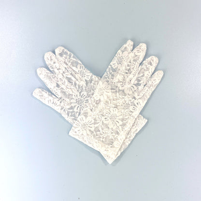 Lace Flower Wedding Gloves FG530-2-C (12pc)