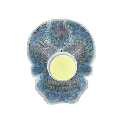 Halloween Skull Light Decoration Sticker SS823-51A. (12PC)