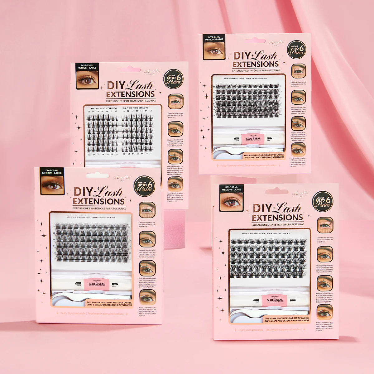 Starter Kit Diy Lash Extensions Bundle EL0702 (1pc)