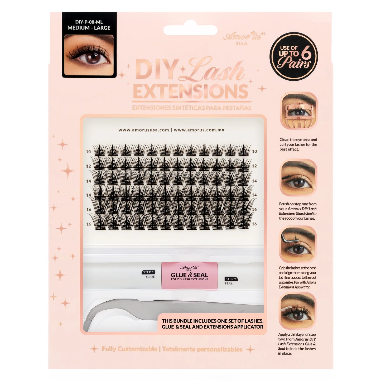 Starter Kit Diy Lash Extensions Bundle EL0702 (1pc)
