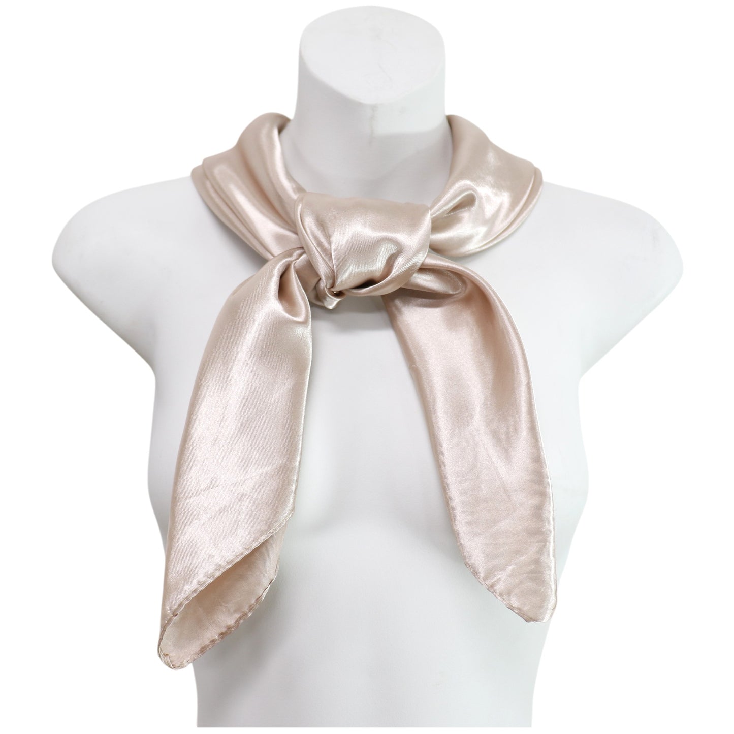 Satin Scarf Plain ST327A (12PC)