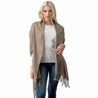 Plain Pashmina PP1028A. (12PC)