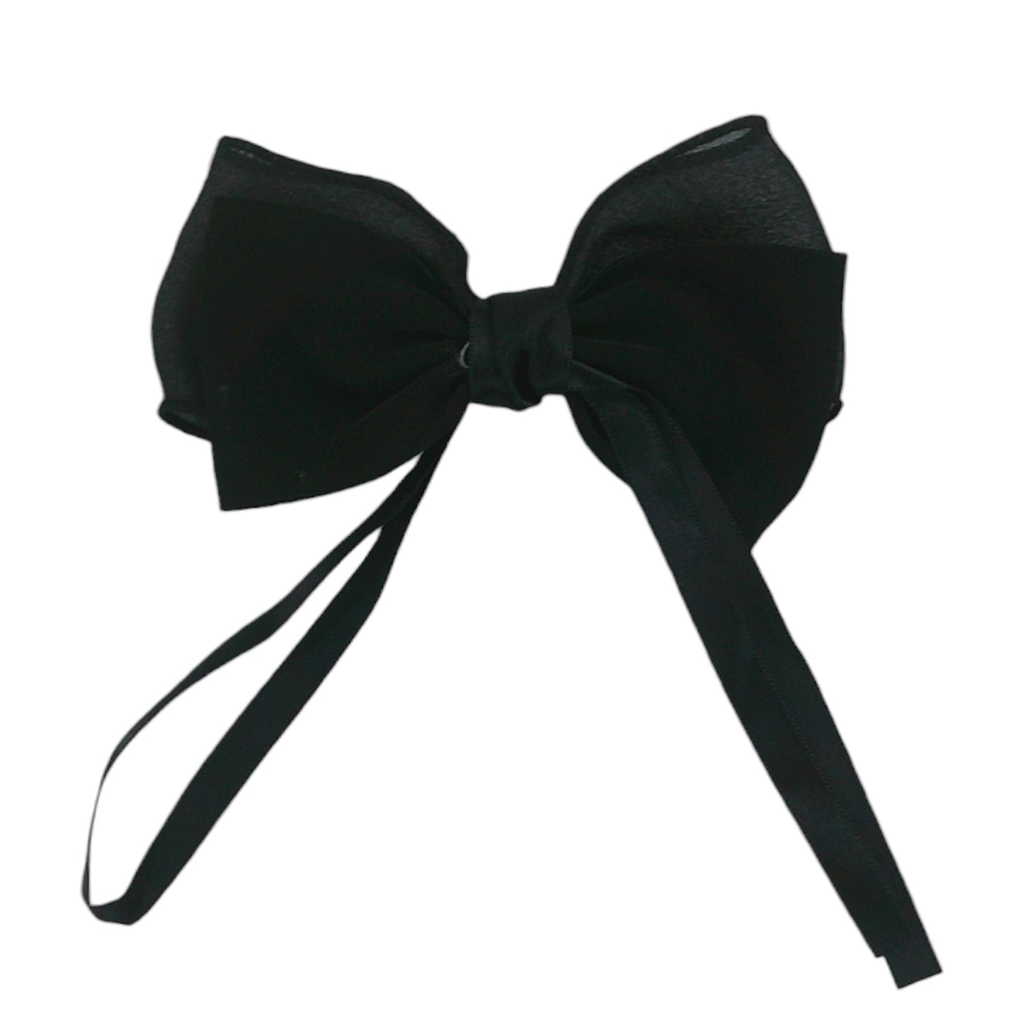 PLAID DOUBLE BOW CLIP HRB4846-4 (10PC)