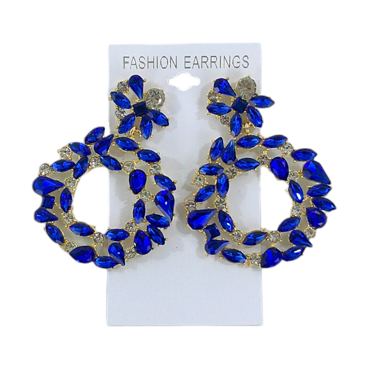 Crystal Circle Drop Bridal Earring ER4312-29 (12PC)