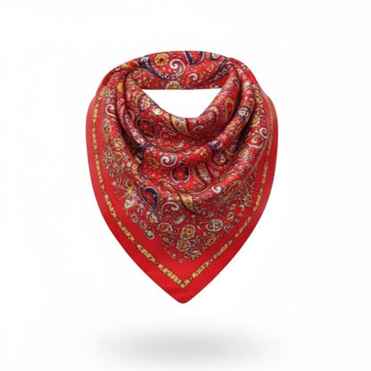 Satin Scarf Paisley Pattern  ST5805-7 (12PC)