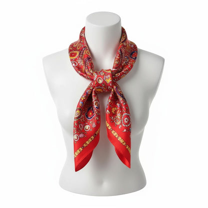 Satin Scarf Paisley Pattern  ST5805-7 (12PC)