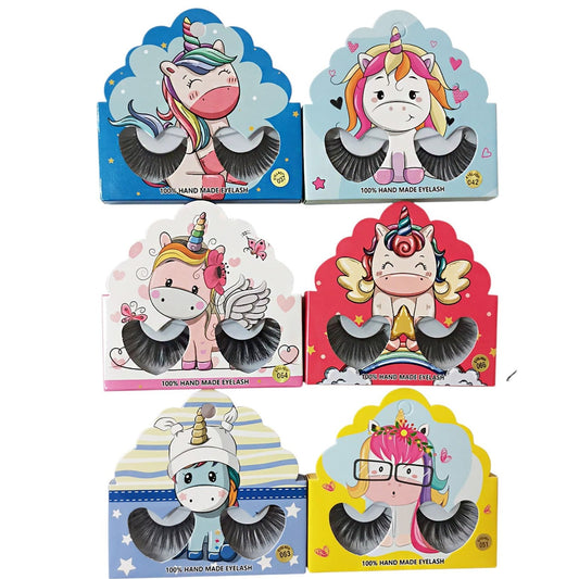 Unicorn Fake Eyelashes EL2625-37 (12PC)