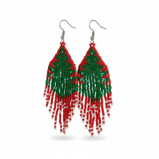 Fringe Christmas Bead Earring ER2829-26. (12PC)