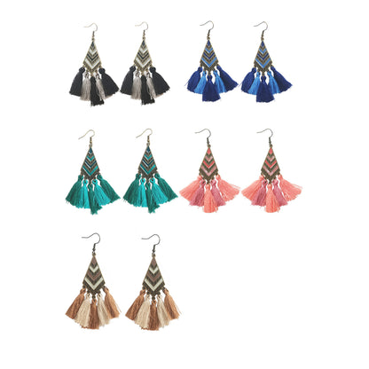 Rhombus Tassel Earring ER2826-66 (8PC)