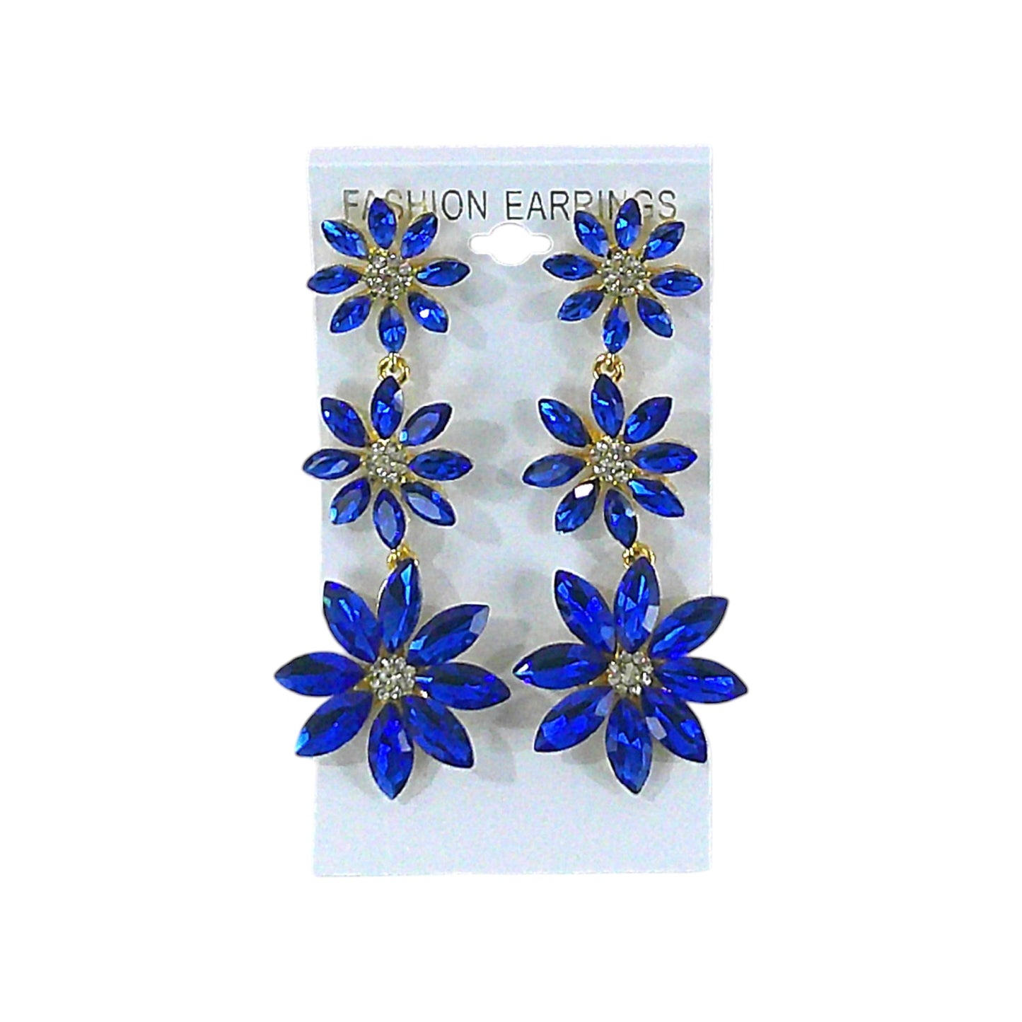 Crystal Flower Drop Bridal Earring ER4312-10 (12PC)